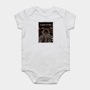 Fighter Jet In Thrust, We Trust P31 Baby Bodysuit